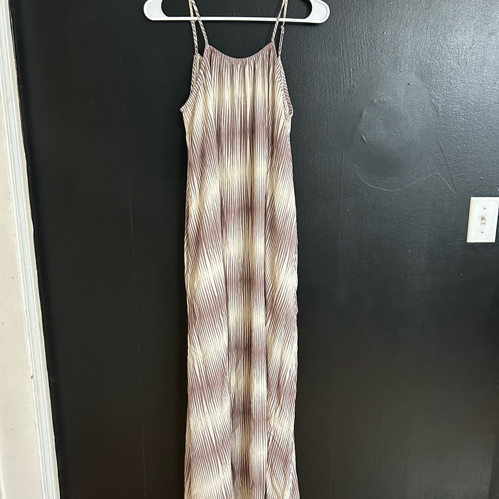 A New Day Striped Maxi Dress in Neutral Colors